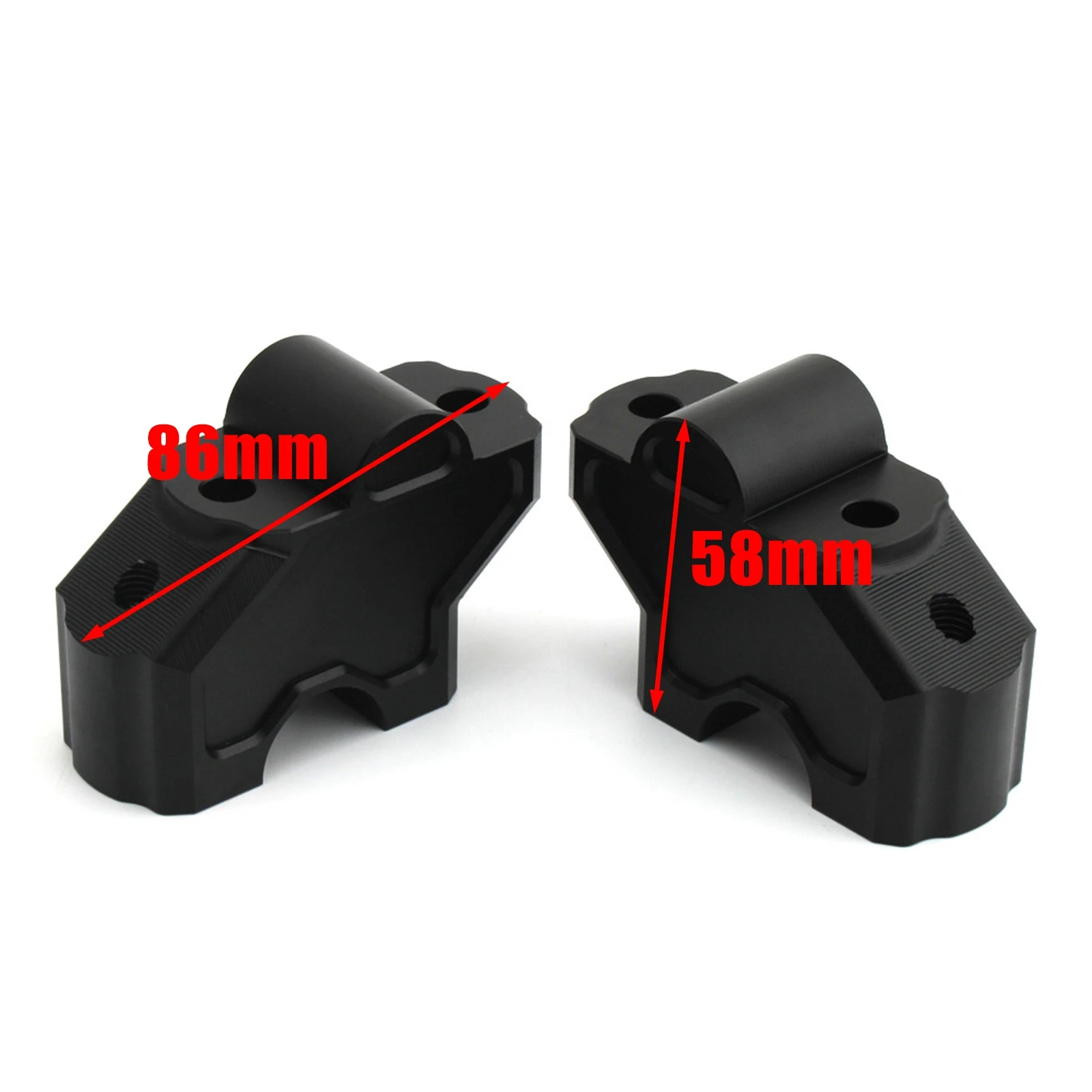 2 Pcs/Set Motorcycle Handlebar Tall Risers RiserLifting Handlebar Clamp For Harley Davidson Nightster 975 RH975 2022-2024 ﻿