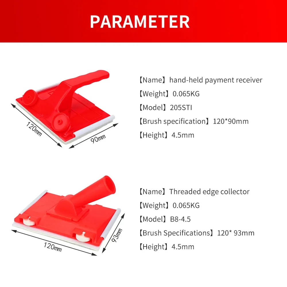 Paint Edger with Two Replacement Pads Set Multifunctional Wall Ceiling Corner Painting Brush Color Separator