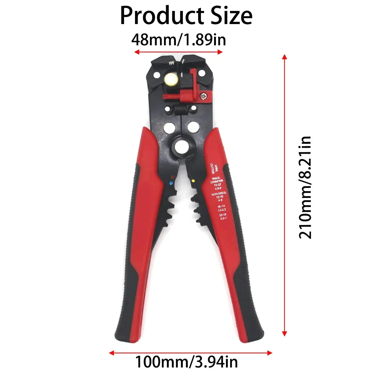 Crimper Cable Cutter Professional Electrician Wire Stripper Tools Adjustable Automatic Wire Stripper Multifunctional Pliers