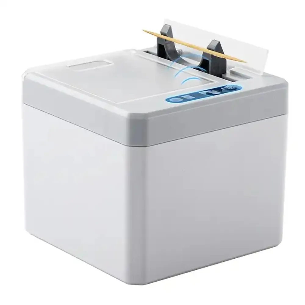 Battery Type New Smart Touchless Plastic Toothpick Box Home Automatic Sensor Dispenser