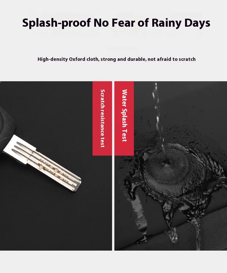 Business Commuting Men's Backpack With High-end Feel Large Capacity Fashionable Backpack Travel Backpack Computer Bag Waterproof Backpack_voghion.com