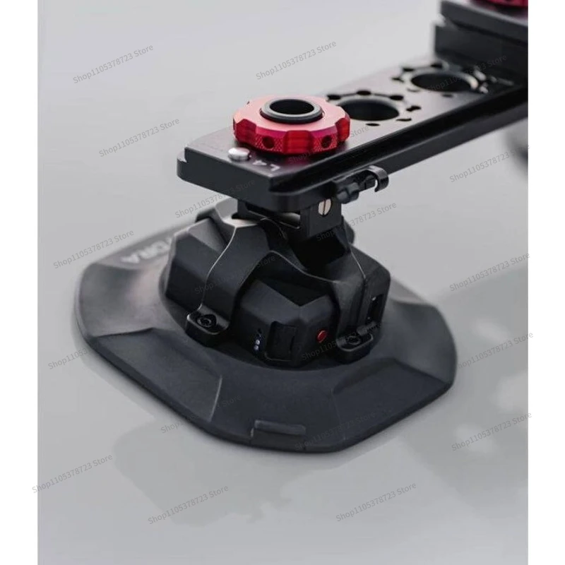 For 4.5 Inch Electric Suction Cup Strong Adsorption Automatic Detection of Air Pressure Car Shooting Bracket Shock Absorption