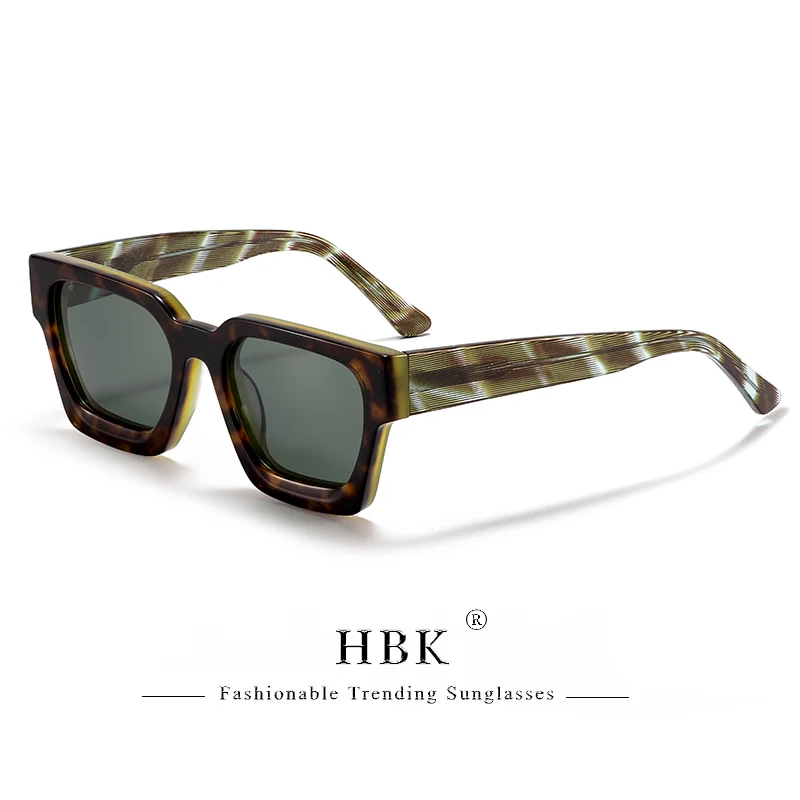 HBK Marke Mode TAC Acetat Quadrat Sonnenbrille Männer Polarisierte Hohe Qualität Fahren Sonnenbrille Frauen Designer Oculos Uv400 Fall – Detail 15