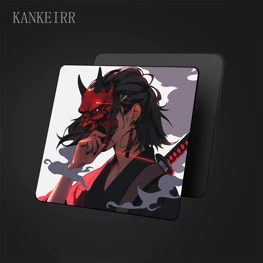 FPS Professional E-Sports Gaming Mousepad Gamer High Elastic Non-slip Bottom Balance Mouse Pad Premium Oni Mask Samurai MouseMat