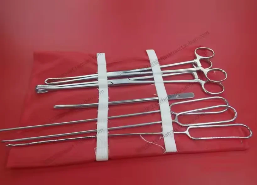 Female ligation instrument bag birth control contraception surgical operation tool  Medical Obstetrics and Gynecology instrumen