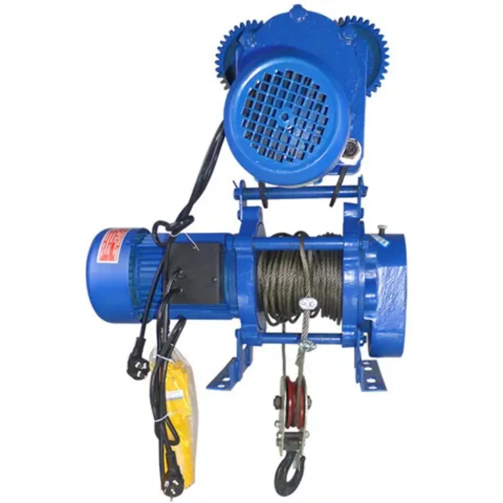 

Small crane gantry movable electric hoist with sports car decoration