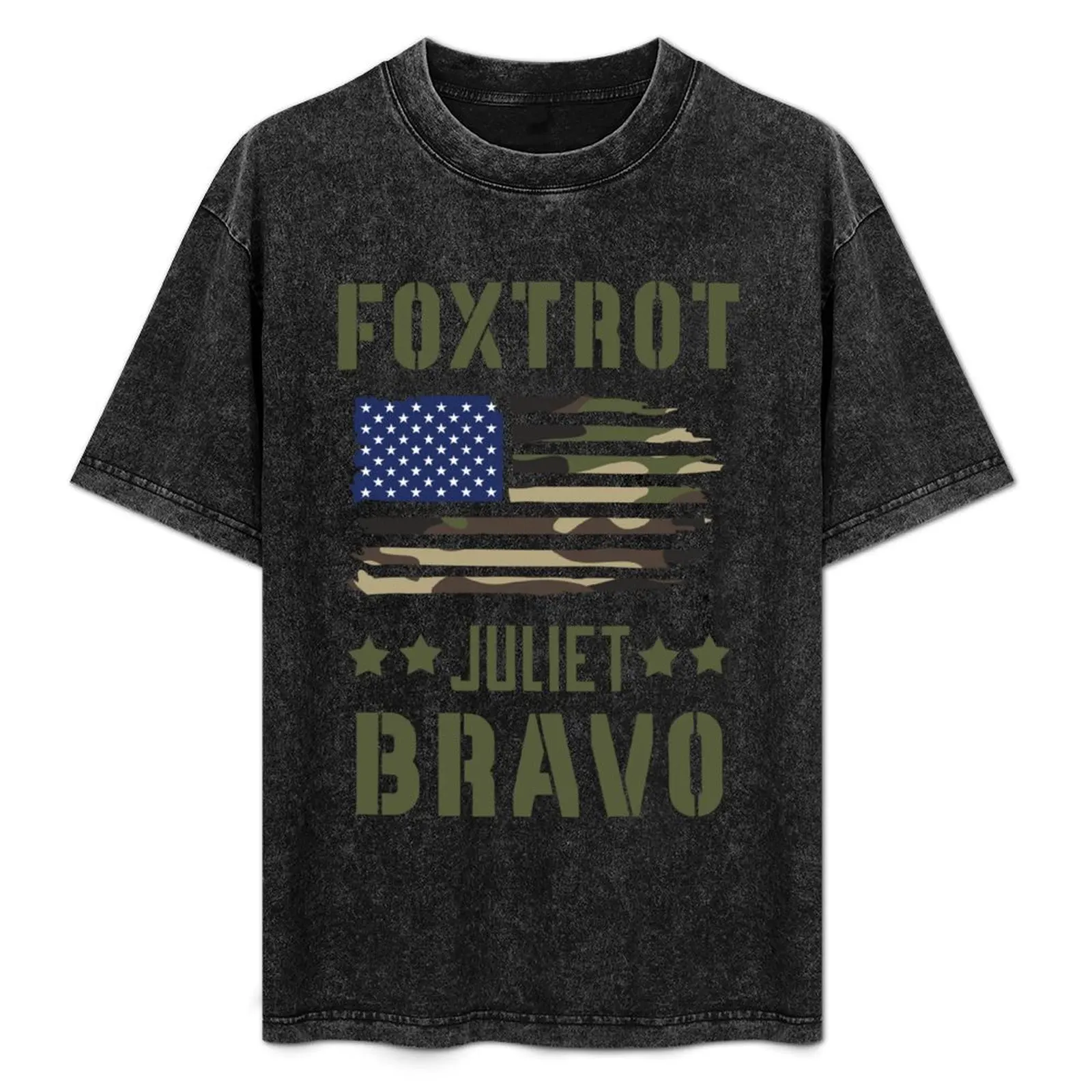 Foxtrot Juliet Bravo T-Shirt vintage anime shirt vintage t shirts luxury designer mens graphic t-shirts pack