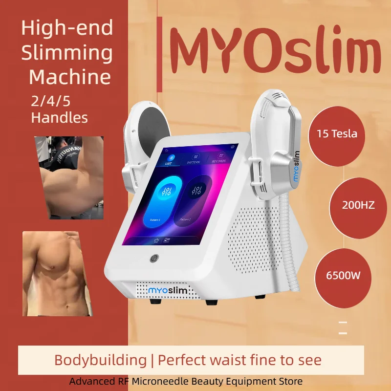

Professional EMS Machine EMS Body Slimming Muscle Stimulation Lose Weight Sculpt Therapy 4 Handle Pelvic Buttock Fat Burner