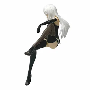 15 cm de anime original Sega Nier: autómata ver1.1a 2b Yorha No. 2 Tipo B Figura Chokonosa Premium Modelo PVC Toys coleccionables 8 Mejores ventas Figura de miku Bunny - №6