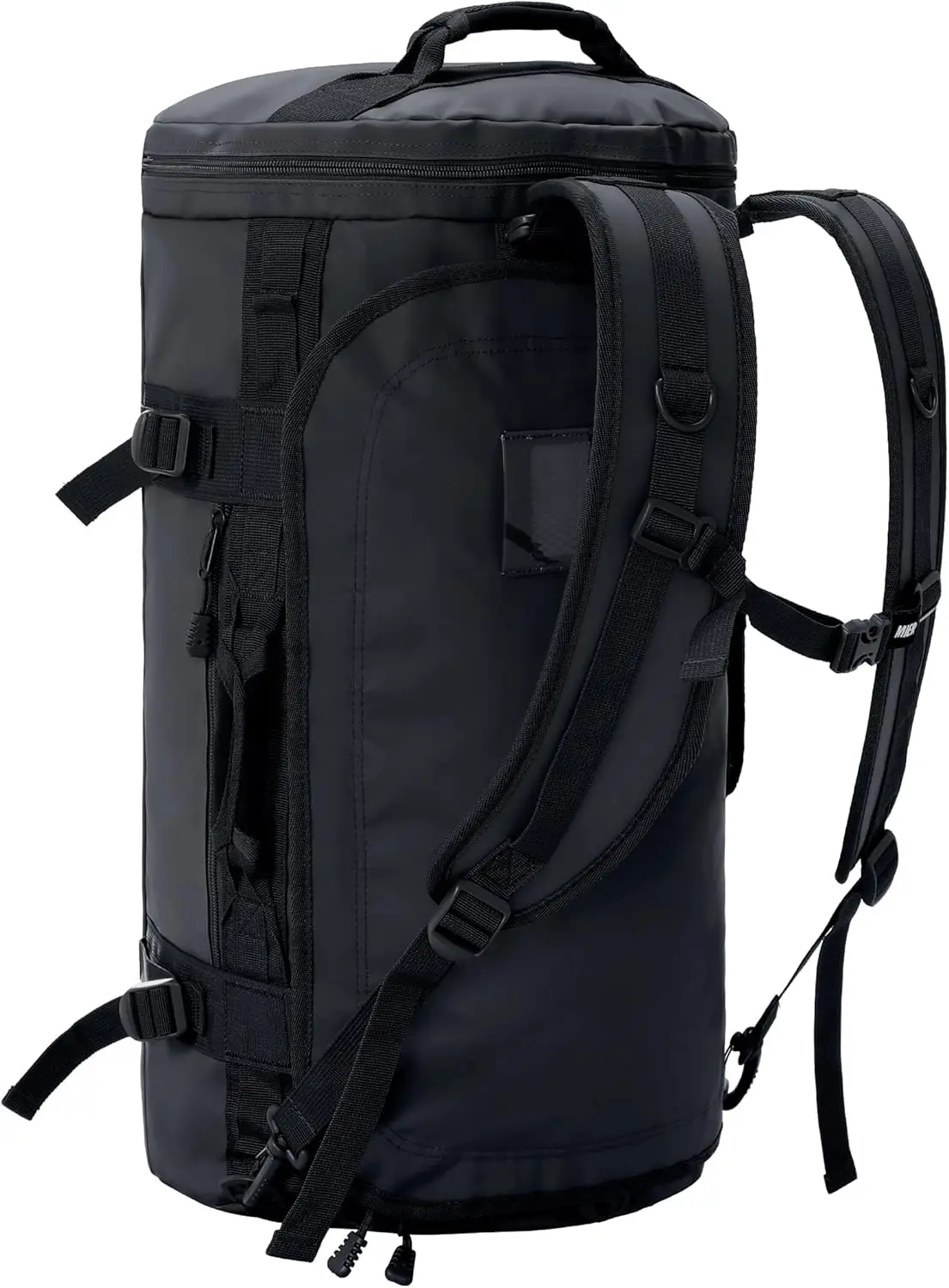 

Большой спортивный рюкзак Спортивная спортивная сумка с отделением для обуви, прочная и водонепроницаемая, черная, 60 л