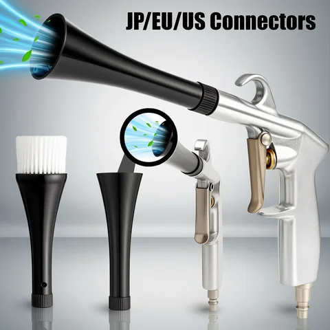 High Pressure Dust Blowing Gun Air Blow Car Wash Gun Efficient Dry Cleaning Gun Professional Car Interior Cleaning Tools