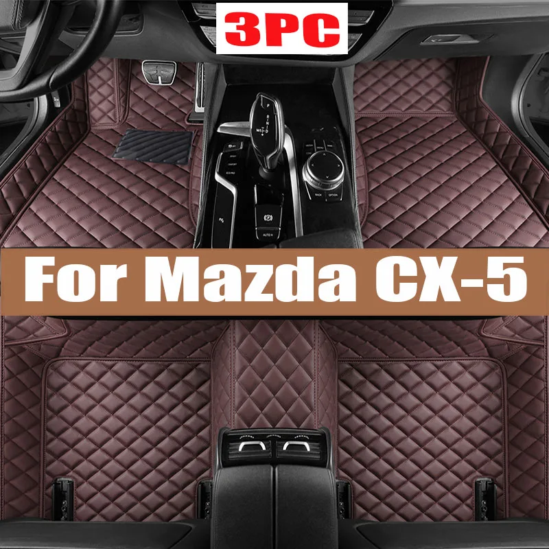 

Carpets For Mazda CX-5 CX5 CX 5 MK2 2024 2023 2022 2021 2020 2019 2018 2017 Car Floor Mats Interior Parts Waterproof Covers