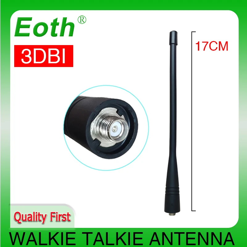 

EOTH автомобильная антенна для motorola one e398 g6 razr v3i e5 p30 sma uhf walkie talkie tactical IOT baofeng 5r vhf dmr 430 МГц