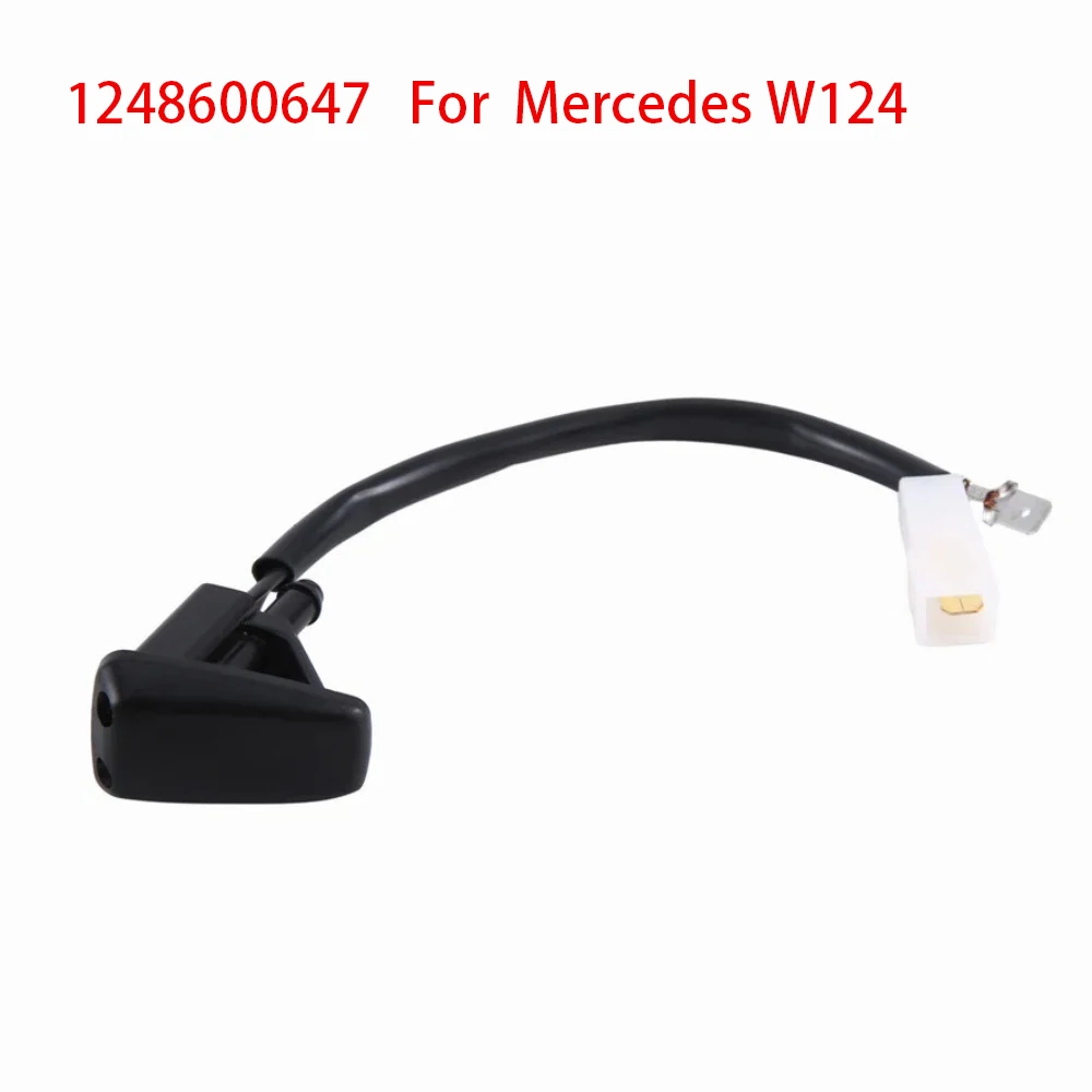

2pcs For Mercedes Benz W124 Windshield Washer Fluid Nozzles Water Spray Cleaning Nozzles Auto Car Care Accessories