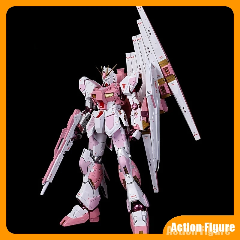 

【In Stock】New Mg 1/100 Rx-93 Nu Ka Fluorescent Pink Model Assembly Model Kits Anime Action Figure Robot Toys Limited Collection