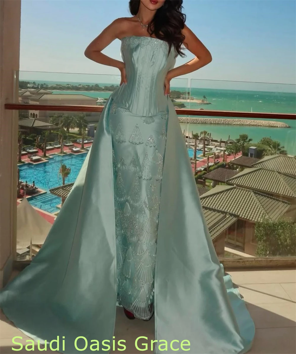 

Изысканное синее атласное вечернее платье по индивидуальному заказу, современное вечернее платье без бретелек без рукавов, высокое качество, длиной до пола, платья знаменитостей