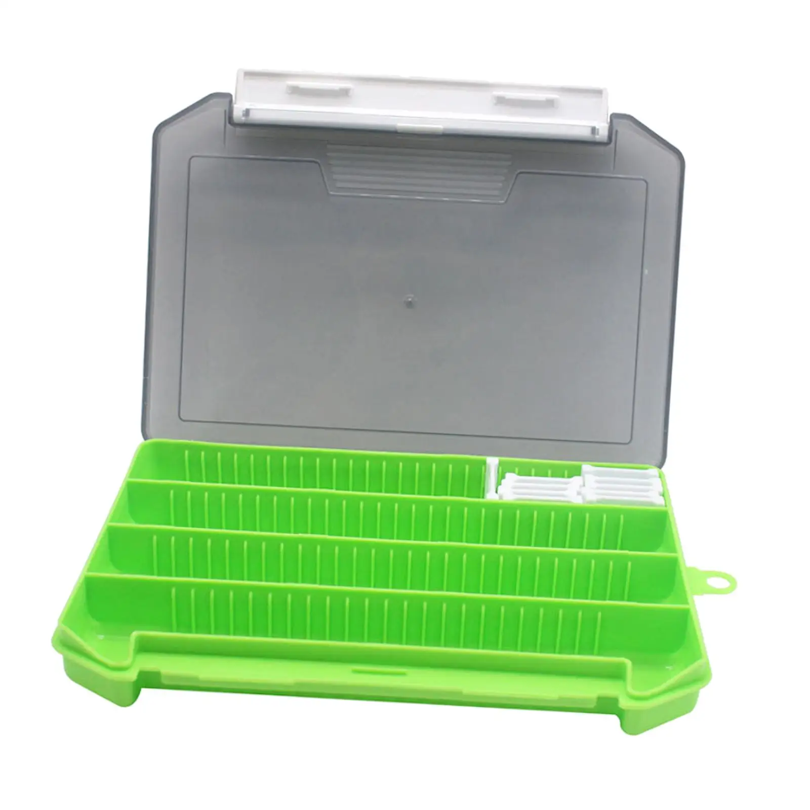 

Portable Fishing Tackle Box Organizer Case with Removable Dividers for Fishing Lures Baits Hooks Rig Saltwater Freshwater