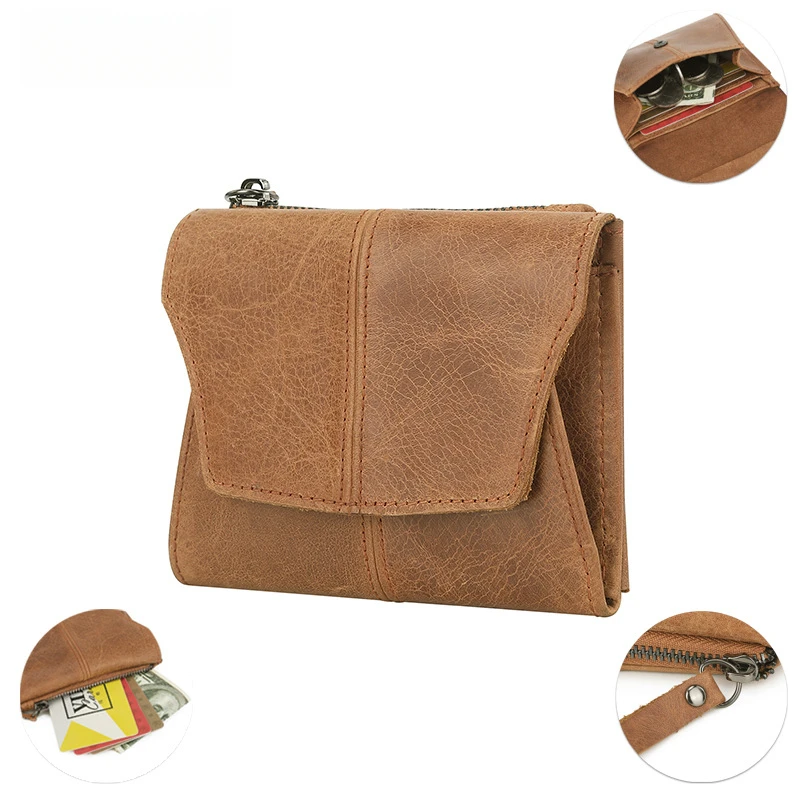 New Cow Leather Women's And Men's Card Bag Coin Purse Slim Credit Card Holder Wallet For Men and Women ID Card Pocket