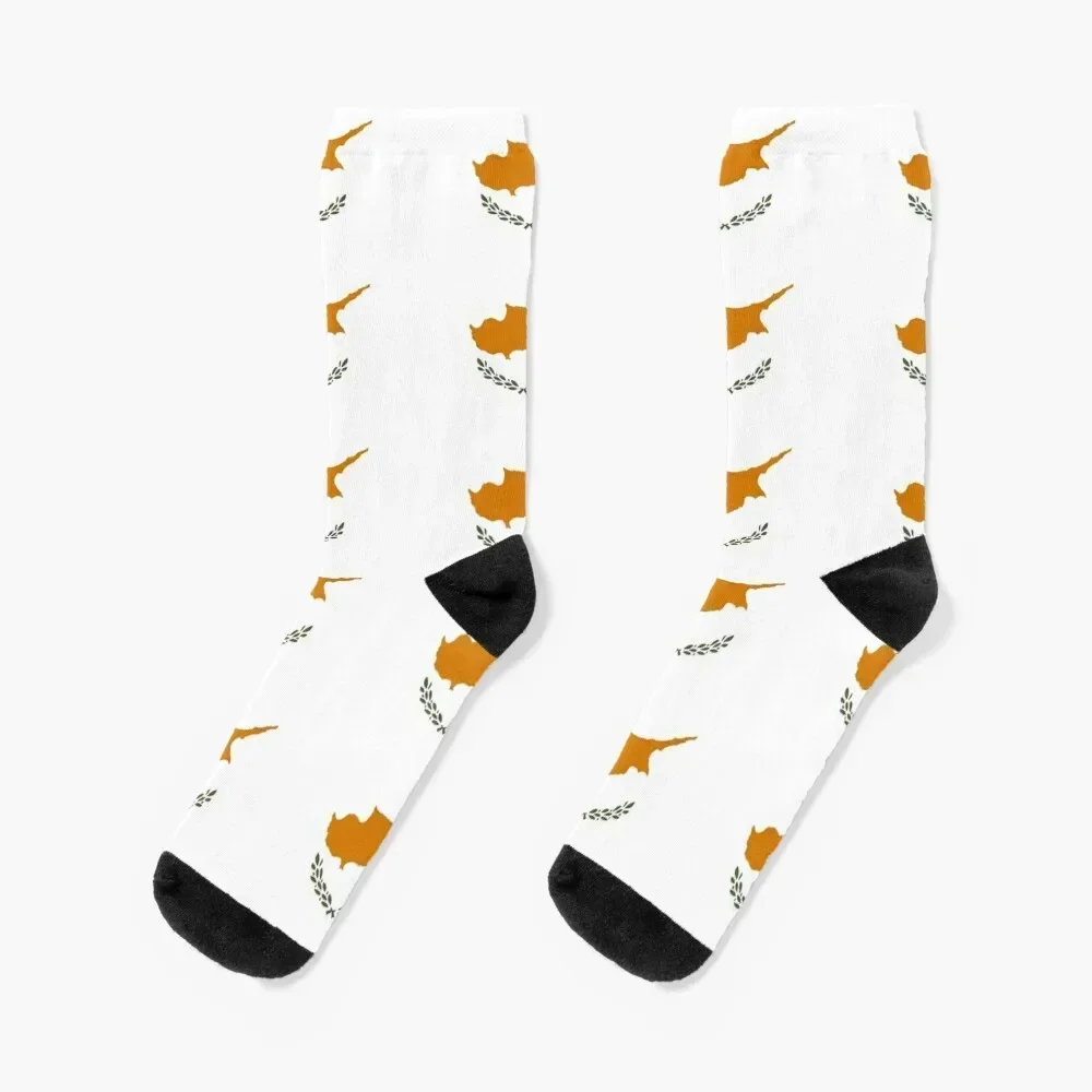 

Flag of Cyprus Socks funny gifts hockey Men Socks Luxury Brand Women's