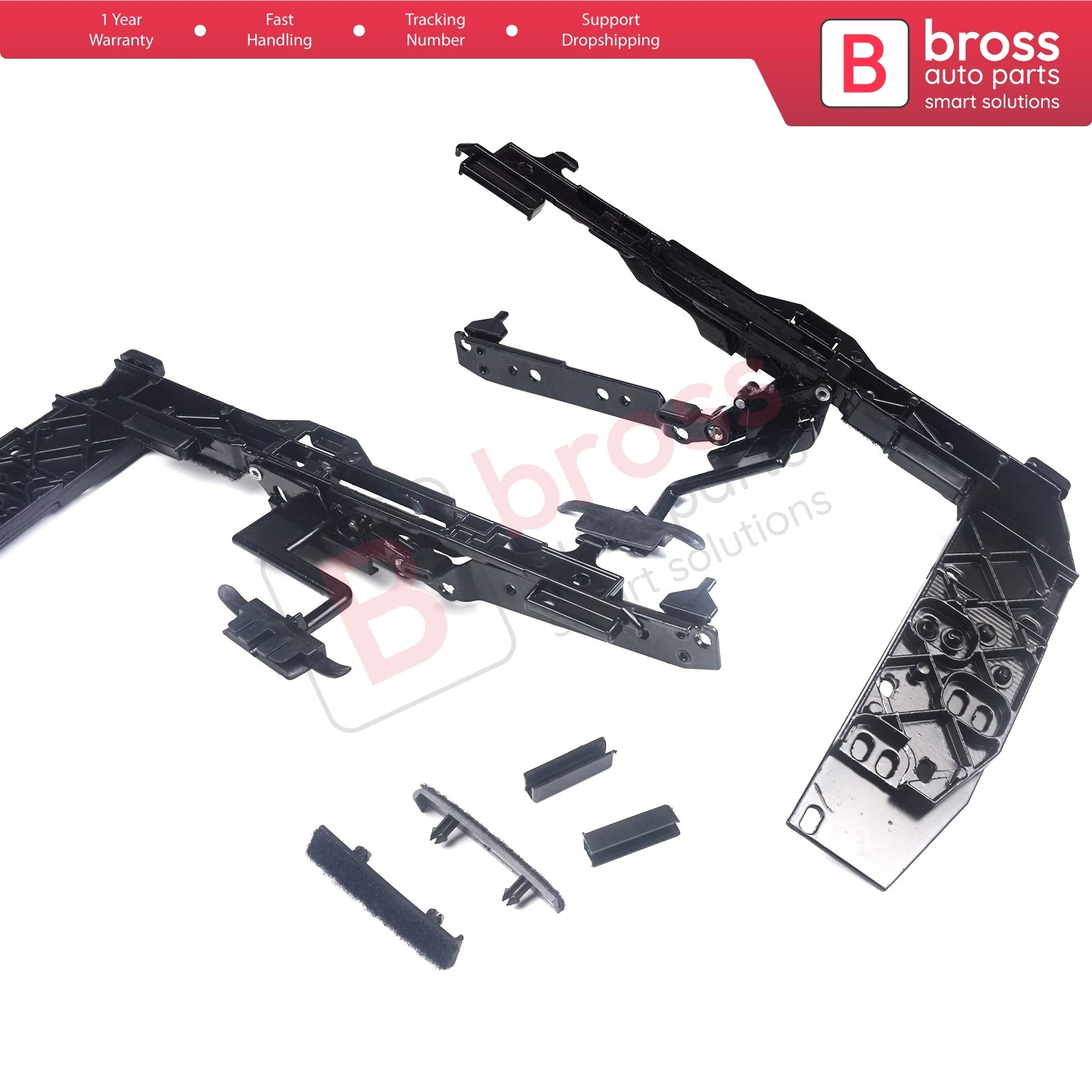 BSR615 Sunroof Holder Lifting Slide Angle Hatch Bracket Left Right 1267821312 for Mercedes S Coupe C126 380 420 500 560 SEC