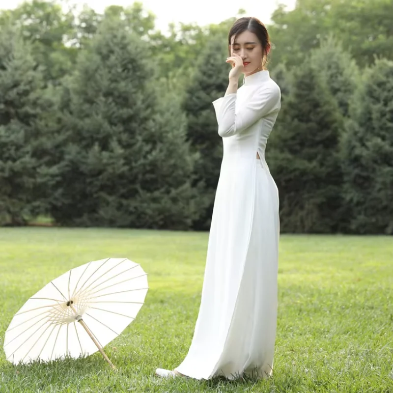 Ao Dai-Robe Cheongsam Traditio - Ao Dai Vietnam Dress avis et prix