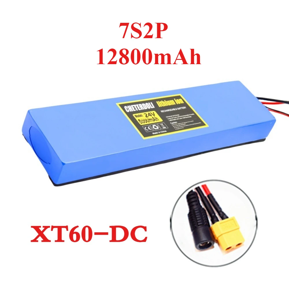 Aleaivy 7S2P 24 V 12,8 Ah 18650 Lithium-Ionen-Akku, 29,4 V 12800 mAh Lithium-Ionen-Akku, geeignet für Elektroroller und Fahrräder 9