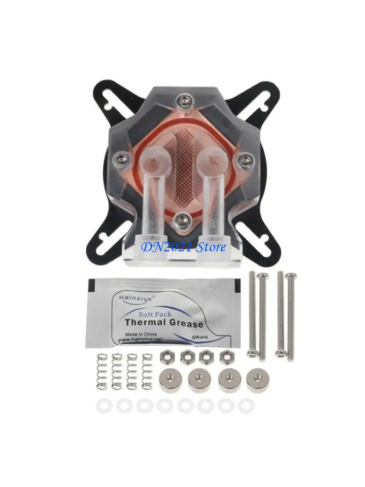 

F3KE G1/4 CPU Water Cooler Block Universal for CPU PC Waterblock for AMD for Intel