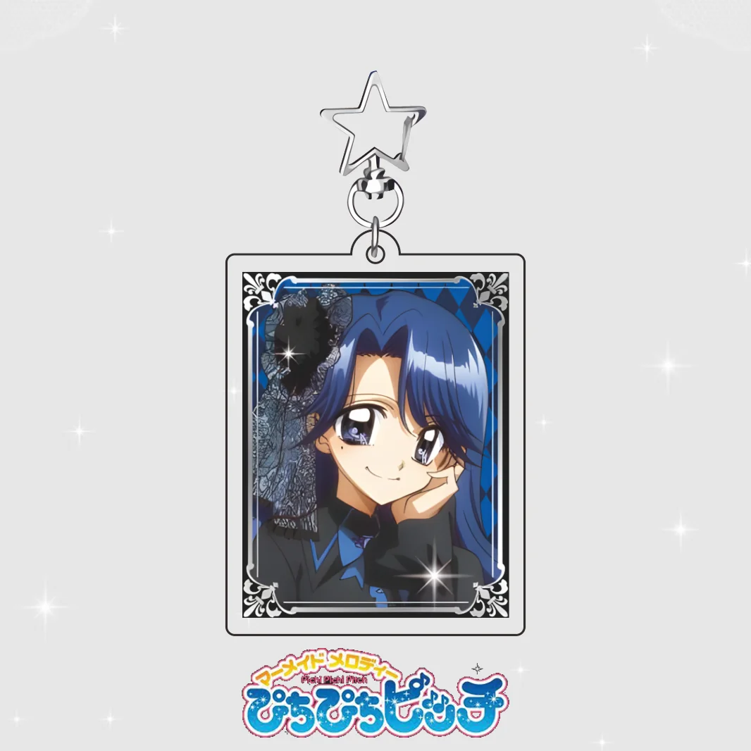 New Mermaid Melody Pichi Pichi Pitch Gothic Maid Series Acrylic Keychain Luchia Hanon Rina Character Star Pendant Backpack