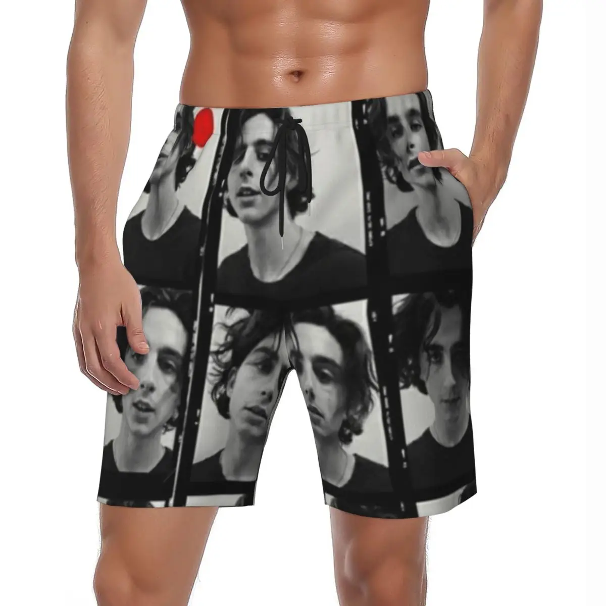 

Film Star T-T gcuhee Chalamets Gym Shorts Летние актеры Повседневные пляжные шорты Мужские быстросохнущие дизайнерские плавки для серфинга