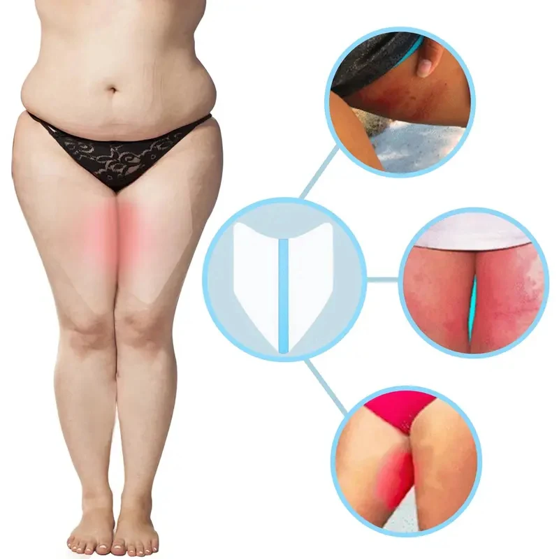 20PCS Thigh Inner Anti Chafing Sticker,Transparent Protection Skin Patches,Thighs Prevention Anti Friction,Invisible Tapes Chafe - view 4