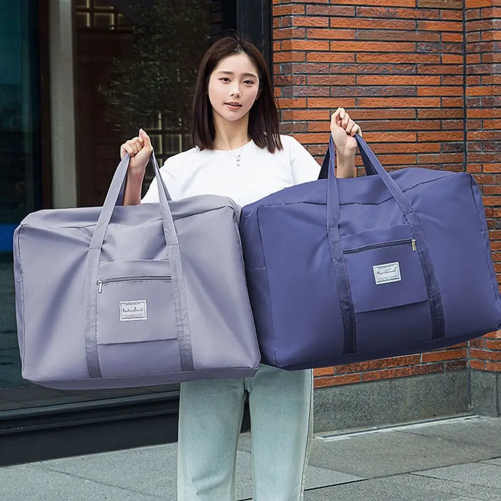 Folding Travel Storage Bag Large Capacity Oxford Travel Luggage Bag Waterproof Multifunction Trip Handbags Clothes Organizer