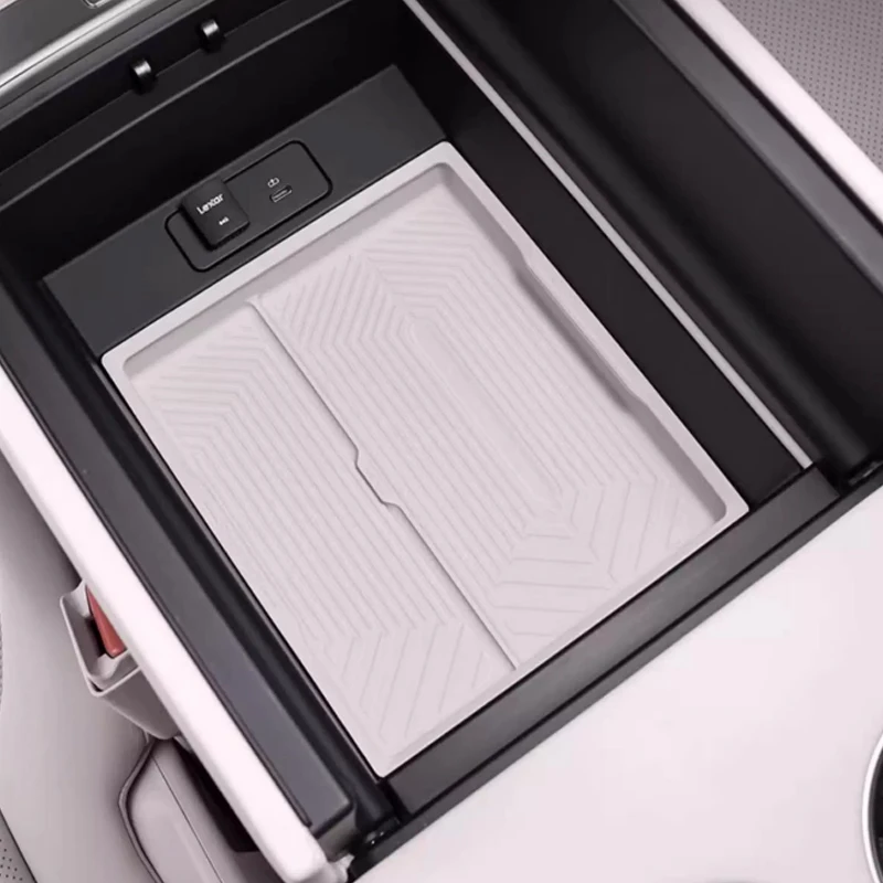 

For Lixiang MEGA 2025 Handrail Box Storage Box Silicone Decorative Accessories Modification Supplies