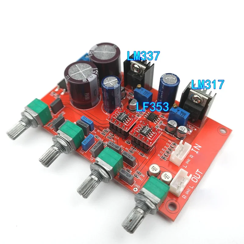 Sunbuck NE5532 LM4610N tone board preamplifier audio adjustment board dual AC12V HIFI amplifier preamplifier board