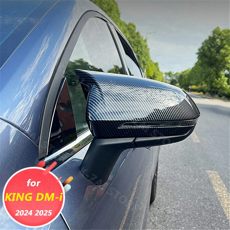 Car exterior decoration accessories, rearview mirror protective cover, scratch cover patch for BYD KING DM-i 2024 2025