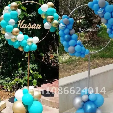 

Round Balloons Stand Hoop Holder Arch Wedding Backdrop Ballon Frame Birthday Party Kid Baby Shower Decoration New Circle