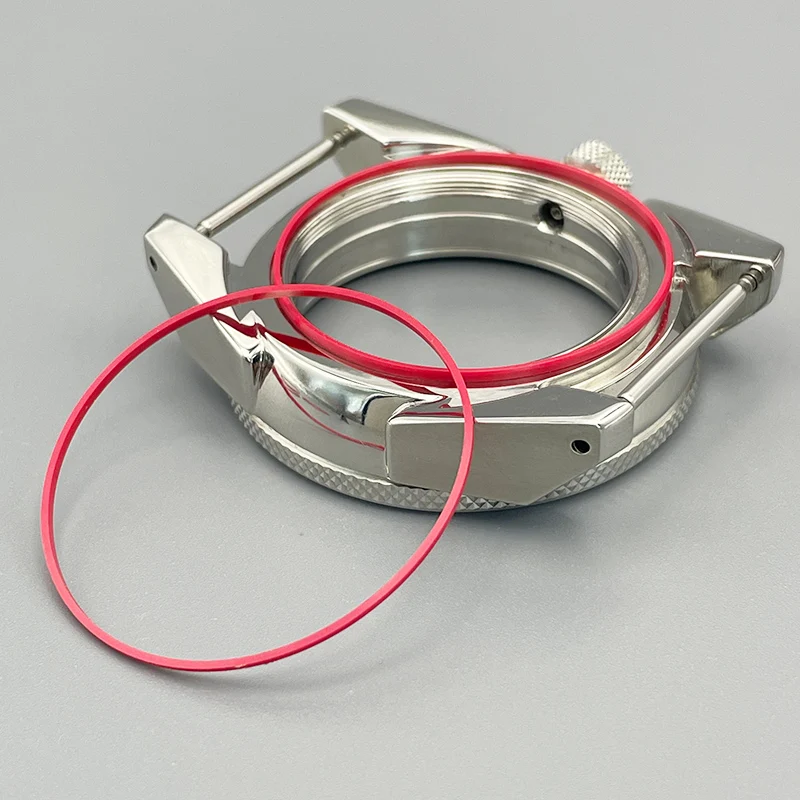 Red Waterproof Gasket 0.6mm Thick 25-40mm Dia O Ring Fits Watch Case Back Model T035 Couturier 1853 Repair Watches Spare Parts