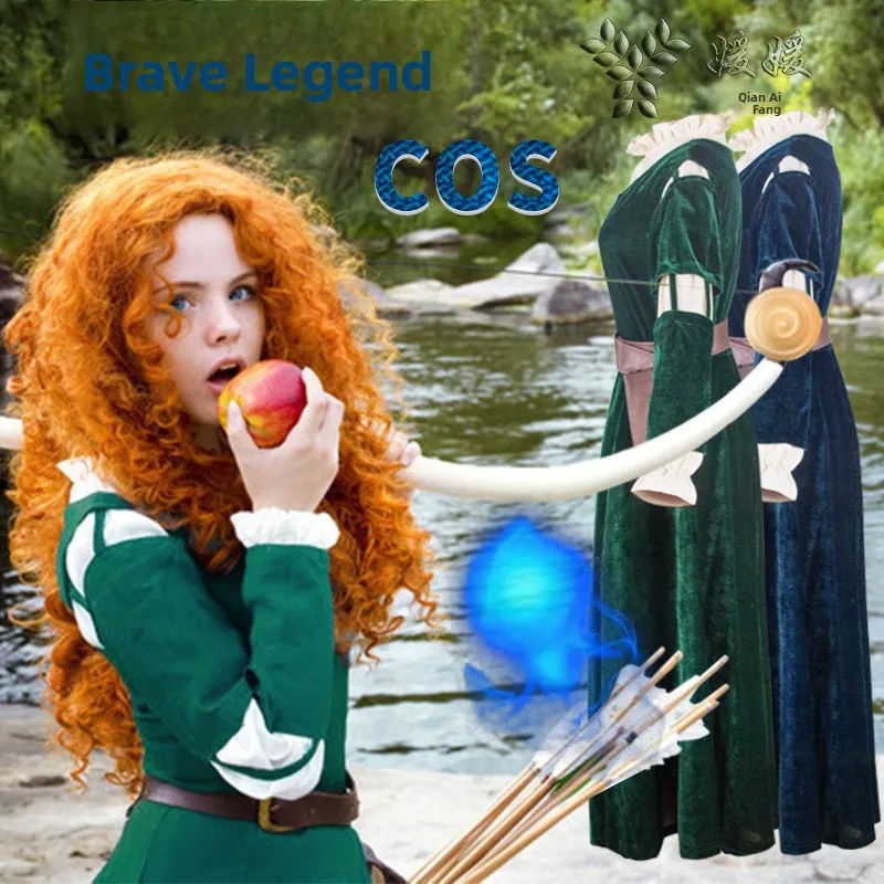 Brave Legend Princ Melinda Cosplay Costume loween Role-plang Women's Clothing Ethnic Stage Costume Traditional Hanfu