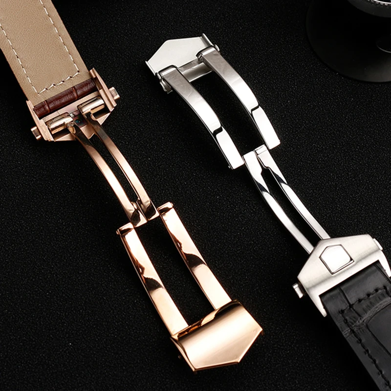 Ремешок из натуральной кожи для наручных часов, мужской браслет для часов, 19 20 мм 22 мм