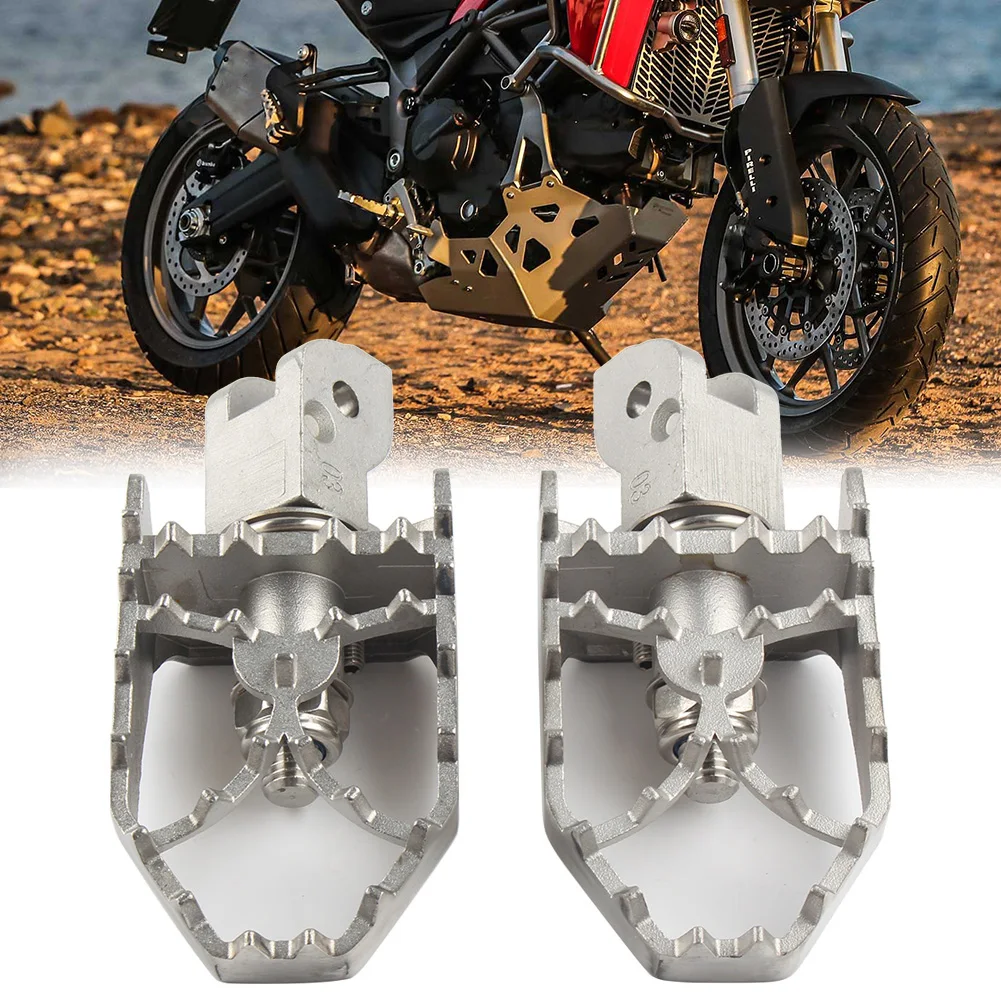 Motorcycle Footrests Motocross Footpeg Foot Rests Stand For Ducati Hypermotard 950 Scrambler Multistrada ENDURO Modified Parts