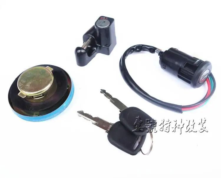 Monkeybike Motorcycle Sleeve Lock, Fuel Tank Cap, Electric Door Lock, Key, Fuel Tank Lock, Disc Brake Model