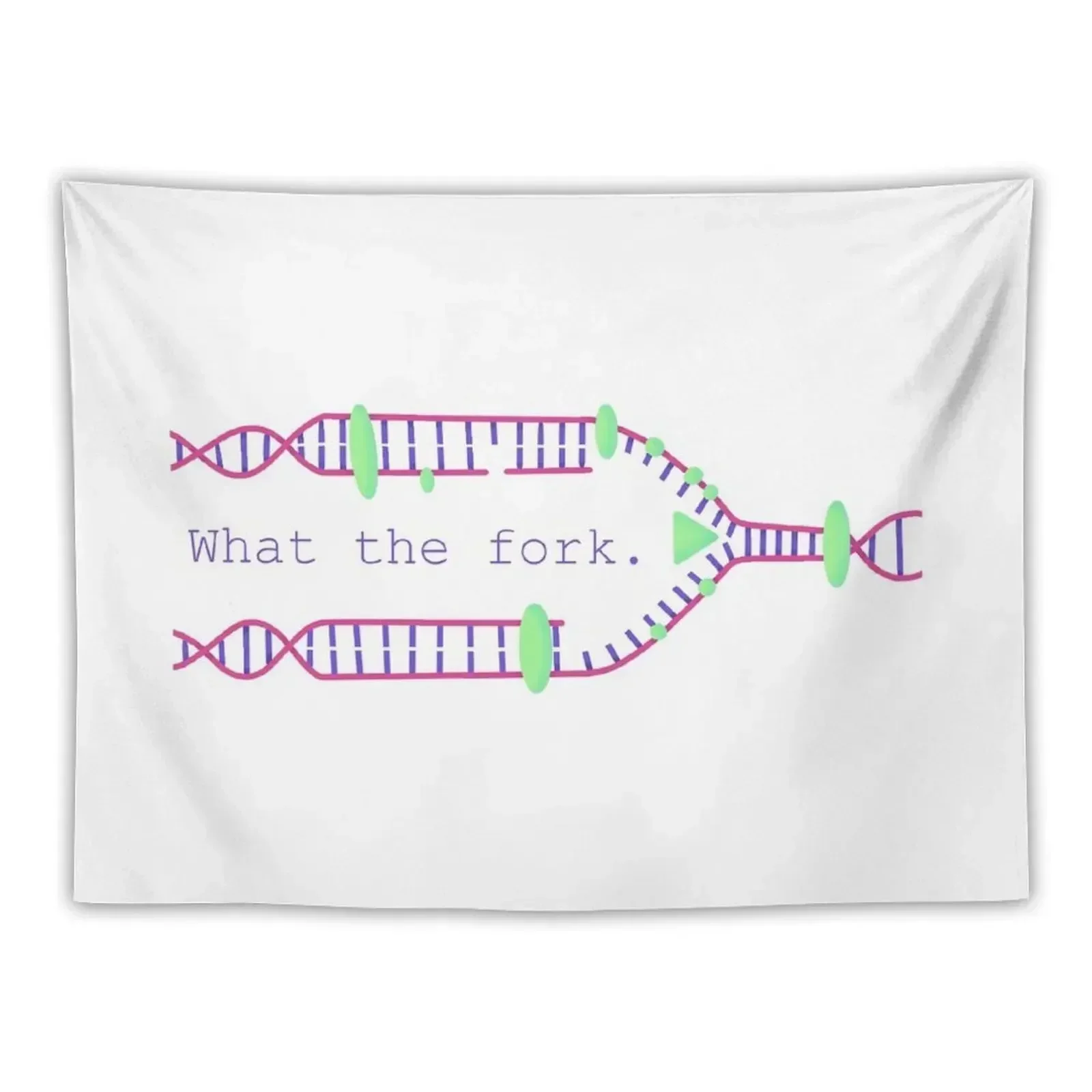 What the Replication Fork? Tapestry Funny Bedroom Organization And Decoration Decorative Paintings Tapestry