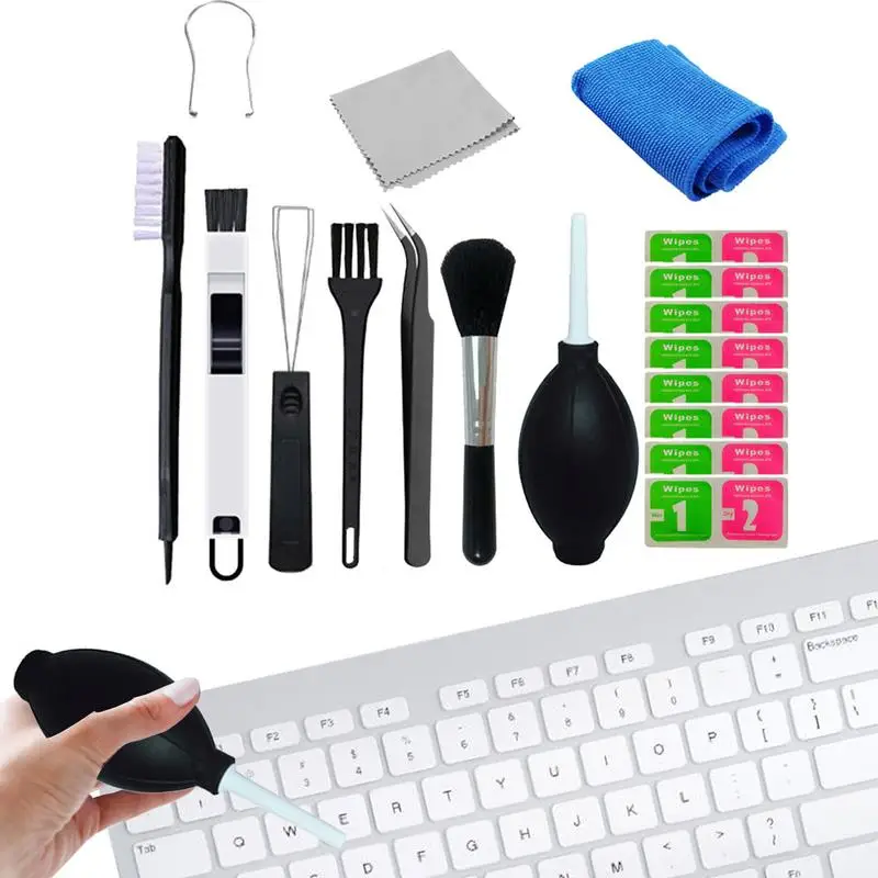 Cleaning Tool Kits For Mechanical Keyboard Computer Camera Laptop Tablet Earphone Crevice Brush Household Electronic Cleaner Set