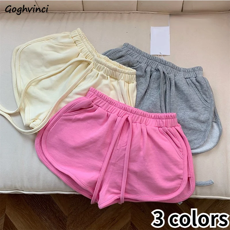 

Wide Leg Shorts Women Lace-up Sweetheart Leisure High Waist Summer Students Y2k Side-slit Designed Soft Simple Korean Clothing