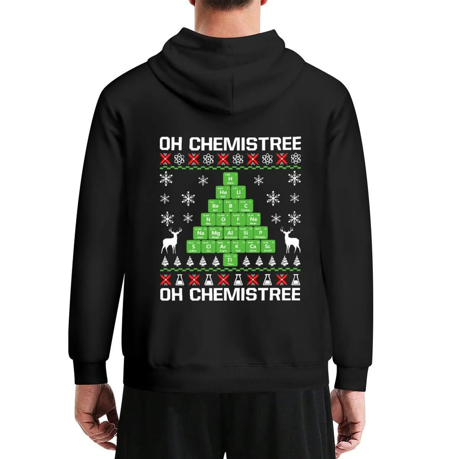 

Christmas Gifts - Oh Chemistry Funny Christmas Sweatshirt, Ugly Christmas Sweater For Men, Women Hoodie