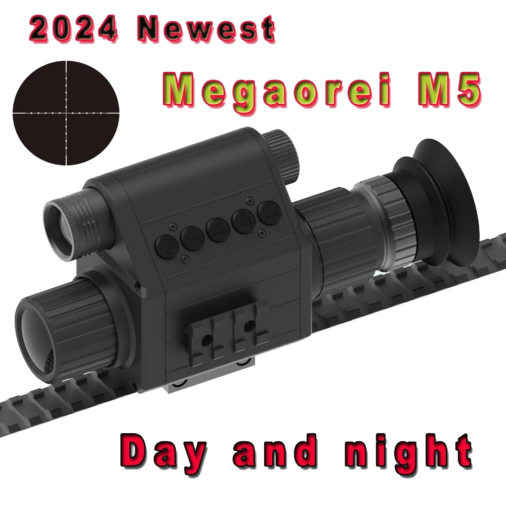 NEW NVGs Megaorei M5  Hunting Night Vision Scope 1080P  Wildlife Tactical Telescope Monocular with 940nm Laser IR for Outdoor