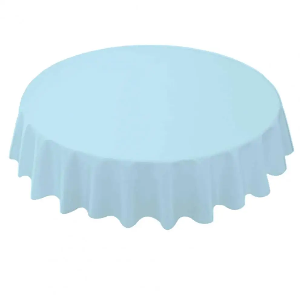 

Useful Tablecloth Portable PE Table Cloth Fabric Disposable Round Tablecloth for Party Round Tablecloth