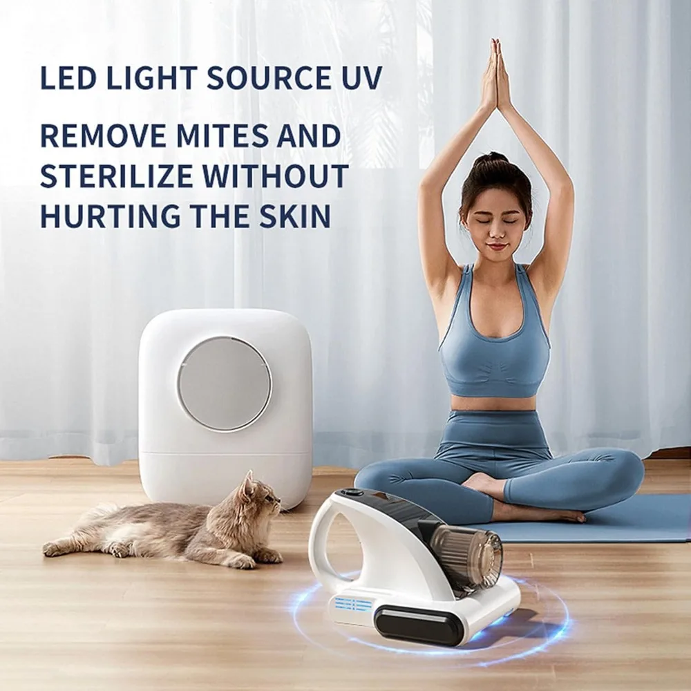 

Powerful Mite Vacuum Cleaner Handheld 7.4V - Wireless Strong Suction for Sofa Bedding For Household Gift