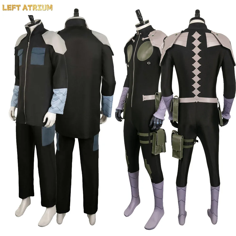 Disfraz Número 8, Chaqueta y Pantalones, Uniforme de Anime Kaiju, Ropa para Halloween, Carnaval, Fiesta, Disfraz de Fantasía, Cosplay de SOSHIRO HOSHINA