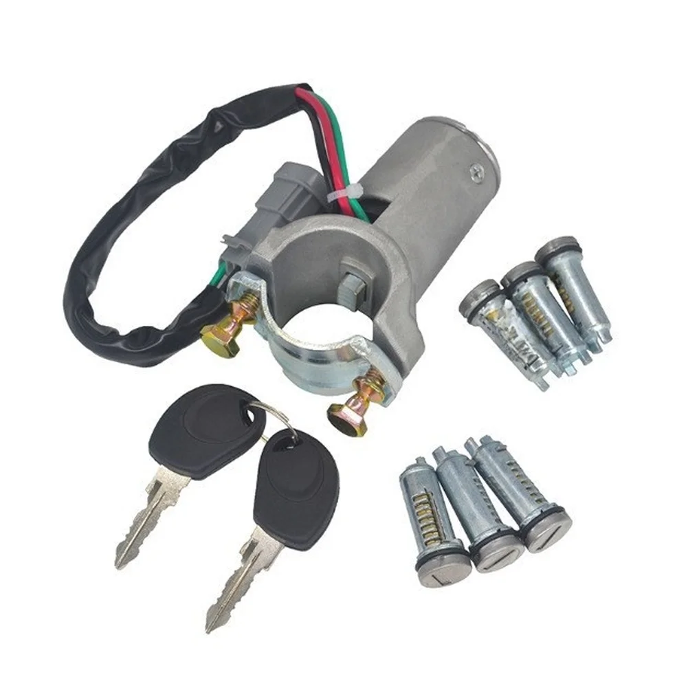 

Ignition Switch Lock Cylinder Key Kit For Iveco For Daily 1999-2006 Replace 2992551 2991727 Door Lock Hardware