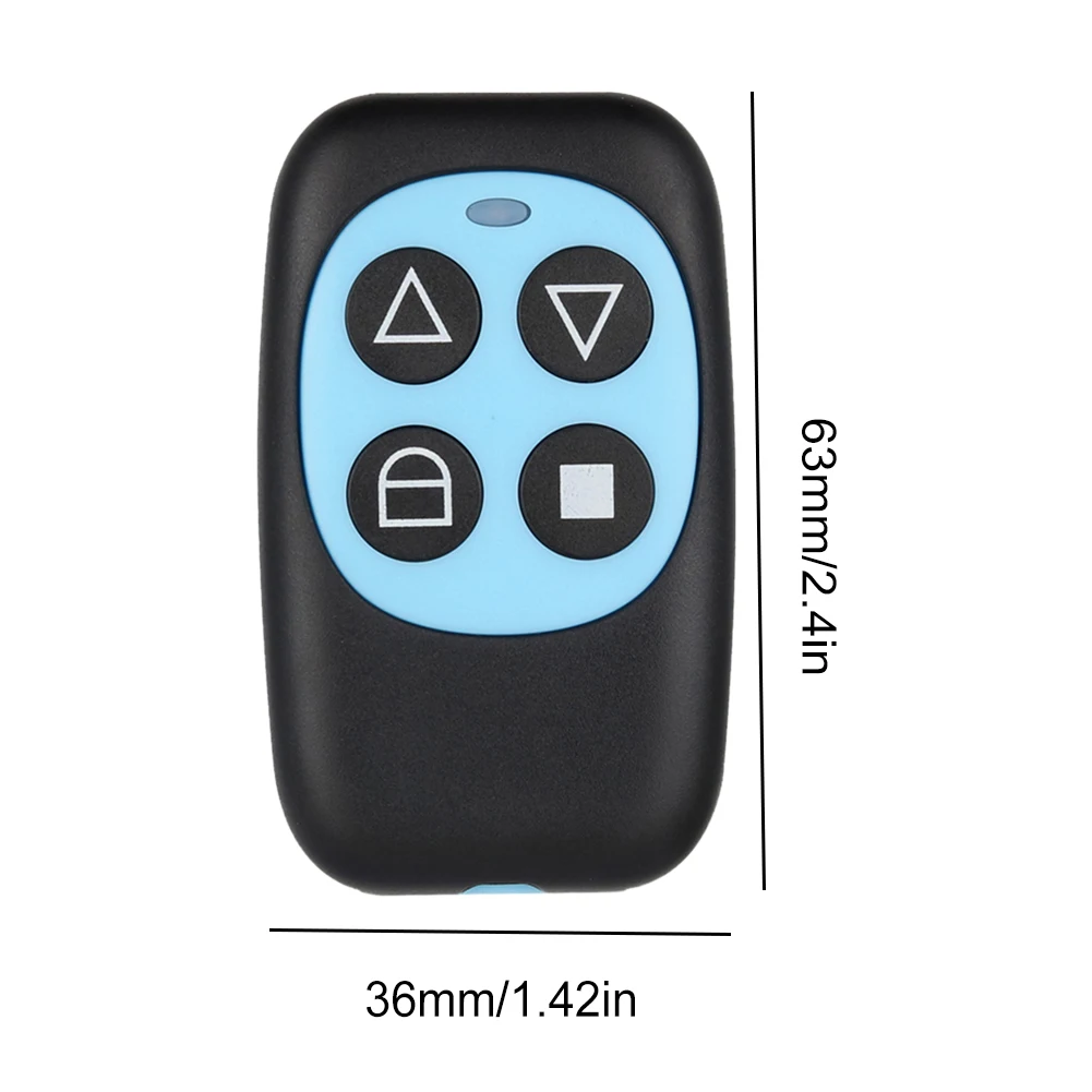 Apricancello elettrico per Garage telecomando universale per copia 4 pulsanti portachiavi di ricambio multifrequenza sicurezza domestica